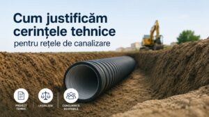 Cum justificăm cerințele tehnice a achizițiilor pentru rețele de canalizare